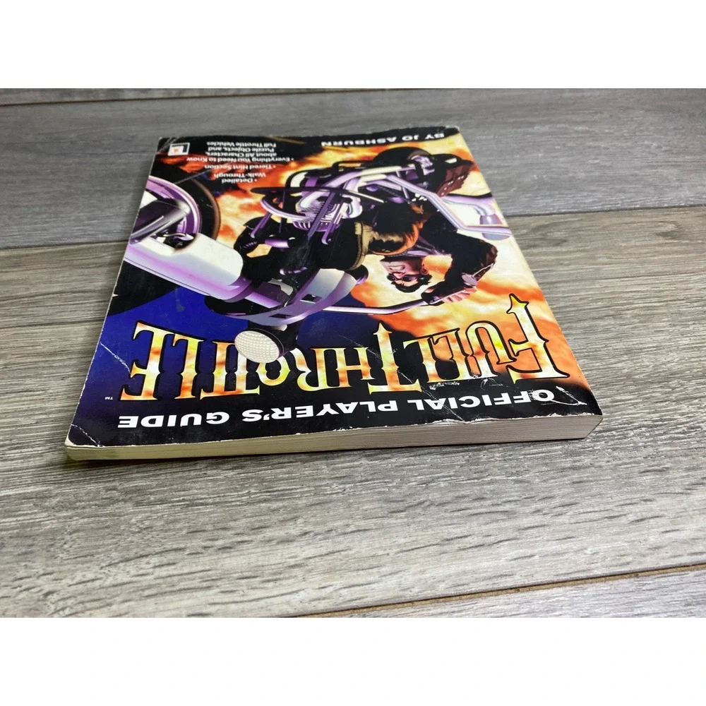 Full Throttle Official Player's Guide Jo Ashburn LucasArts PC Game Strategy Book